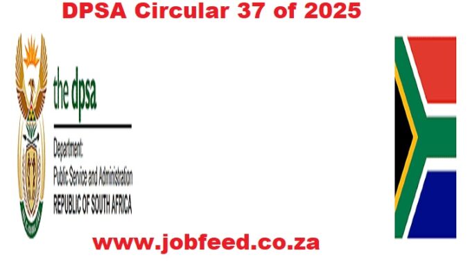 DPSA Circular 37 of 2025 DPSA Circular 37 of 2025