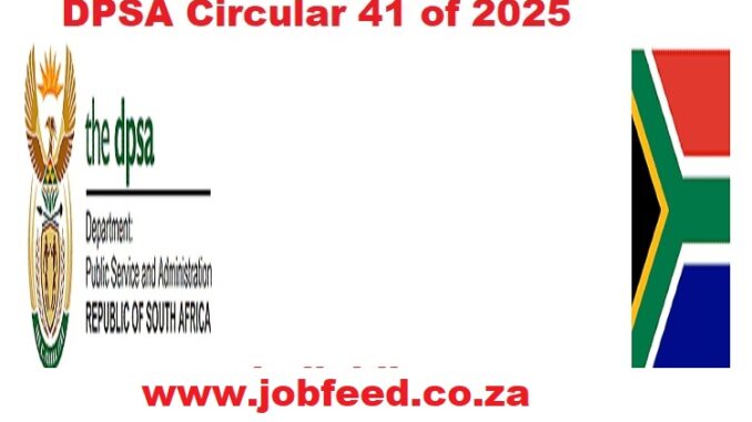 DPSA Circular 41 of 20256