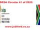 DPSA Circular 41 of 20256